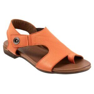 Super Soft Coral Leather Cut out Sandals: Bueno Tessie